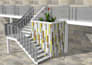 design 2d and 3d staircase, spiral and floating stairs with realistic rendering